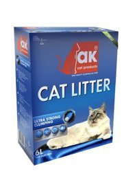 Ak Kokusuz Topaklanan İnce Taneli Aktif Karbonlu Bentonit Kedi Kumu 6 lt