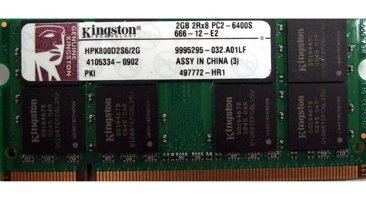 Kingston HPK800D2S6/2G 2 GB DDR2 1x2 800 MHz Ram