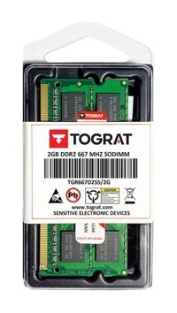 Oem TOGRAT 2 GB DDR2 1x2 667 MHz Ram Yeşil
