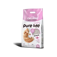 Pure Life Bebek Pudrası Kokulu Topaklanan Kalın Taneli Bentonit Kedi Kumu 10 lt