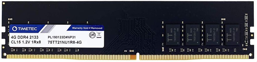 Timetec 4 GB DDR4 1x4 2133 MHz Ram