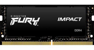 Kingston Fury Impact KF432S20IB/8 8 GB DDR4 1x8 3200 MHz Ram Siyah