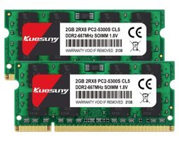 Kuesuny 4 GB DDR2 2x2 667 MHz Ram