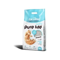 Pure Life Marsilya Sabunu Kokulu Topaklanan Kalın Taneli Bentonit Kedi Kumu 10 lt