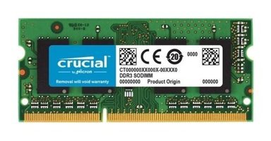 Crucial NTB CT102464BF160B 8 GB DDR3 1x8 1600 MHz Ram