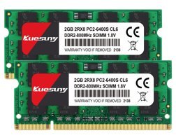 Kuesuny 4 GB DDR2 2x2 800 MHz Ram