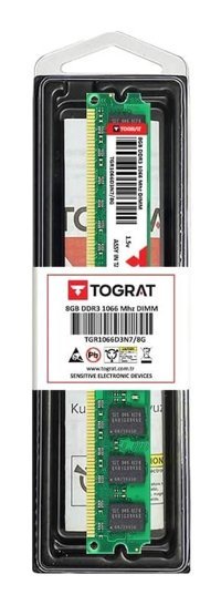 Tograt TGR1066D3N7/8G 8 GB DDR3 1x8 1066 MHz Ram