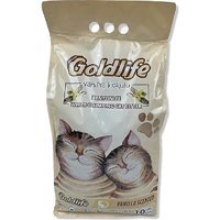 Goldlife Vanilya Kokulu Topaklanan İnce Taneli Bentonit Kedi Kumu 10 lt