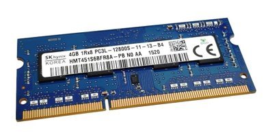 Hynix HMT451S6BFR8 A-PB 4 GB DDR3 1x4 1600 MHz Ram