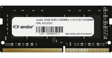 Andor A552S32 32 GB DDR5 1x32 5200 MHz Ram