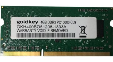 Goldkey 4 GB DDR3 1x4 1333 MHz Ram