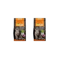 Bio Kitty Bebek Pudrası Kokulu Topaklanan Kalın Taneli Bentonit Kedi Kumu 2x10 lt