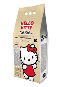 Hello Kitty Doğal Kokusuz Topaklanan İnce Taneli Bentonit Kedi Kumu 10 lt