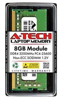 A-Tech CT8G4SFRA32A 8 GB DDR4 1x8 3200 MHz Ram