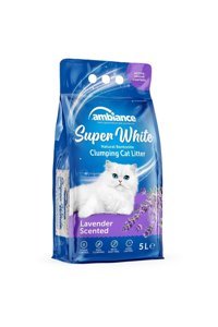 Ambiance Lavanta Kokulu Topaklanan İnce Taneli Bentonit Kedi Kumu 5 lt