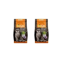 Bio Kitty Lavanta Kokulu Topaklanan İnce Taneli Bentonit Kedi Kumu 2x10 lt