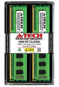 A-Tech BLT2KIT2G3D1337DT1TX0 4 GB DDR3 2x2 1333 MHz Ram
