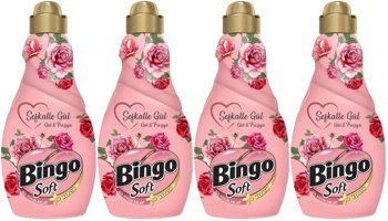 Bingo Soft Konsantre Şefkatle Gül 240 Yıkama Yumuşatıcı 4x1.44 lt