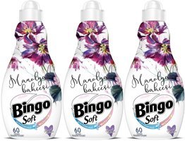 Bingo Soft Konsantre Manolya Bahçesi 180 Yıkama Yumuşatıcı 3x1.44 lt