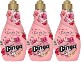Bingo Soft Konsantre Gül 180 Yıkama Yumuşatıcı 3x1.44 lt