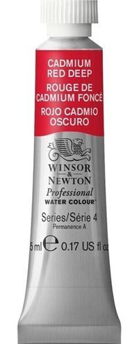 Winsor & Newton Cadmium Red Deep 097 S.4 Tüp Sulu Boya