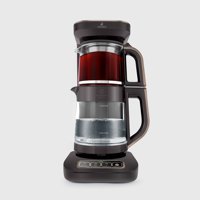 Karaca Çaysever Robotea Pro Connect 4 in 1 Konuşan Cam Demlikli 2500 W Çelik Gövdeli Walnut Brown Çay Makinesi