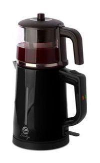 Suadiye Dn-1529 Cam Demlikli 1800 W Mika Gövdeli Beyaz Çay Makinesi