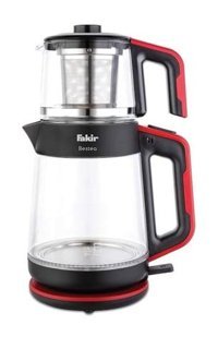 Bestea Cam Demlikli 1900 W Cam Gövdeli Kırmızı Çay Makinesi