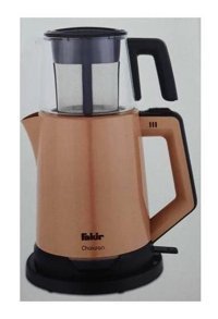 Fakir Chaiwan Cam Demlikli 1800 W Plastik Gövdeli Rose Gold Çay Makinesi