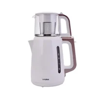 Cookplus 1501 Cam Demlikli 1500 W Creamgold Çay Makinesi
