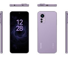 Hiking A44 128 GB Hafıza 6 GB Ram 6.59 inç 48 MP Çift Hatlı IPS LCD Ekran Android Akıllı Cep Telefonu Mor