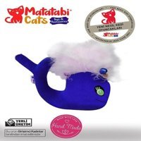 Matatabi Cats Hareketli Tüylü Isırma Yavru-Yetişkin Balık Kedi Oyuncağı