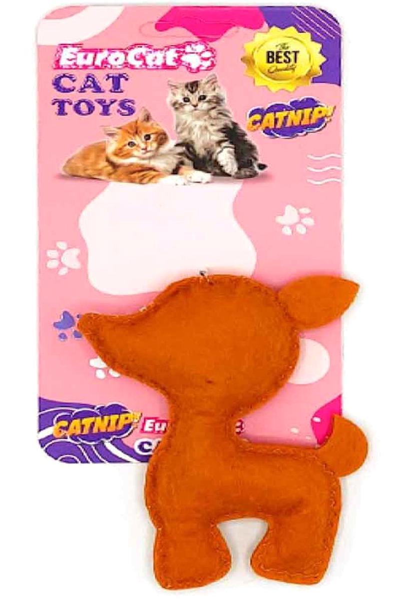 Eurocat Isırma Yavru-Yetişkin Geyik Kedi Oyuncağı