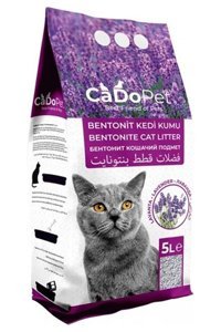 Cado Pet Lavanta Kokulu Topaklanan İnce Taneli Bentonit Kedi Kumu 5 lt