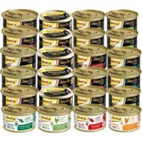 Gimcat Shiny Cat Karışık Parça Etli Yaş Kedi Maması 12x70 gr