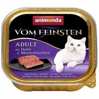 Animonda Vom Feinsten Mare Tavuk-Deniz Mahsüllü Parça Etli Yaş Kedi Maması 6x100 gr