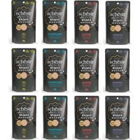 Schesir After Dark Karışık Kıyılmış Yaş Kedi Maması 12x80 gr