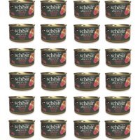 Schesir After Dark Tavuk-Sığır Eti Parça Etli Yaş Kedi Maması 24x80 gr