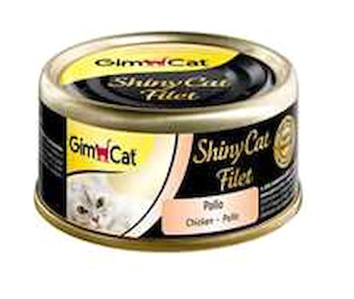 Gimcat Shiny cat Tavuk Kıyılmış Yaş Kedi Maması 70 gr