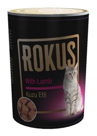 Rokus Kuzu Parça Etli Yaş Kedi Maması 410 gr