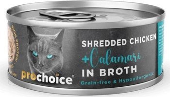 Prochoice Tavuk-Kalamar Kıyılmış Yaş Kedi Maması 70 gr