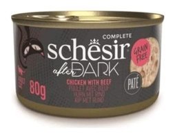 Schesir After Dark Tavuk-Biftek Parça Etli Yaş Kedi Maması 80 gr