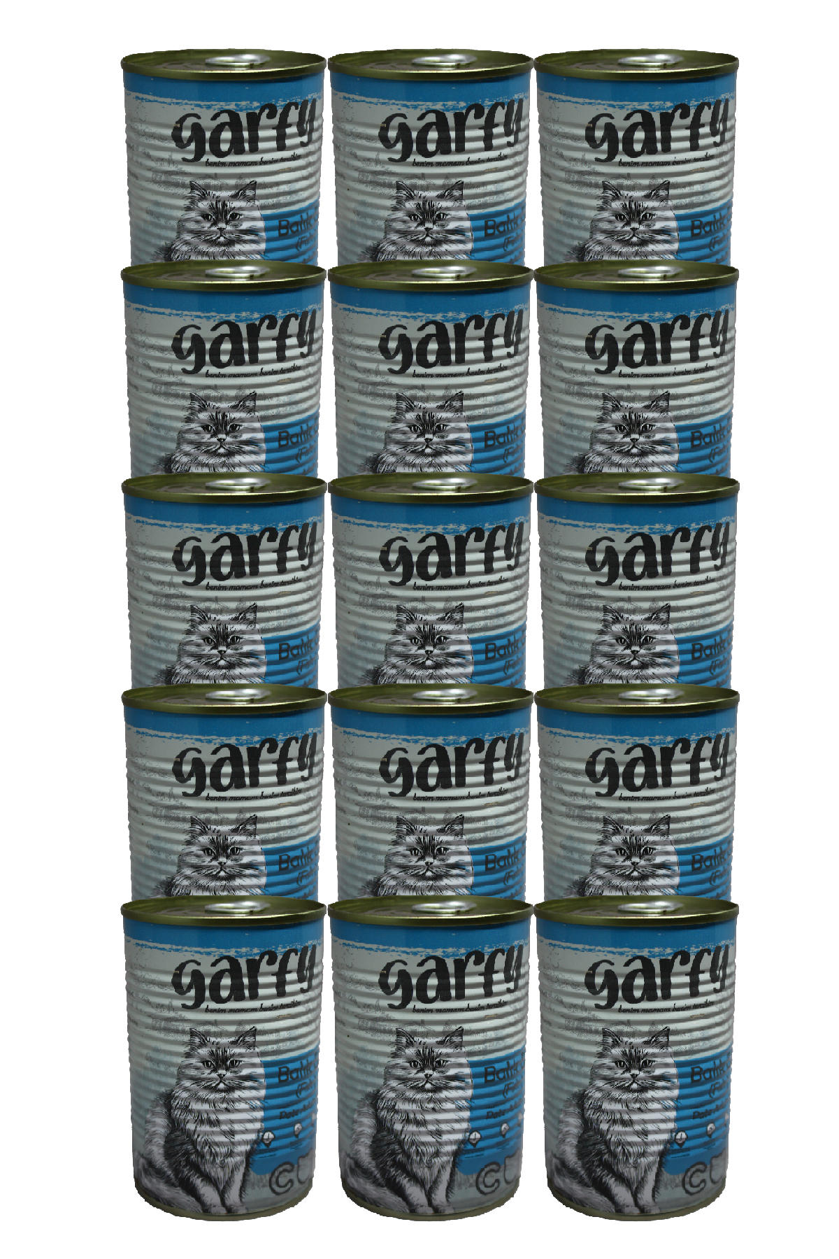 Garfy Balık Parça Etli Yaş Kedi Maması 15x400 gr