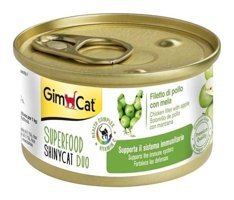 Gimcat Shiny cat Tavuk-Elma Parça Etli Yaş Kedi Maması 70 gr