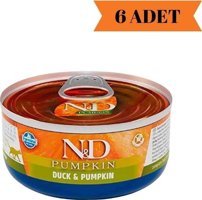 N&d Pumpkin Ördek-Balkabak Parça Etli Yaş Kedi Maması 6x70 gr