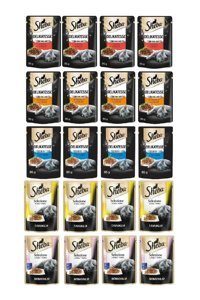 Sheba Karışık Parça Etli Yaş Kedi Maması 20x85 gr