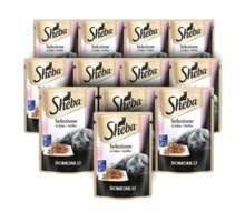 Sheba Somon Parça Etli Yaş Kedi Maması 12x85 gr