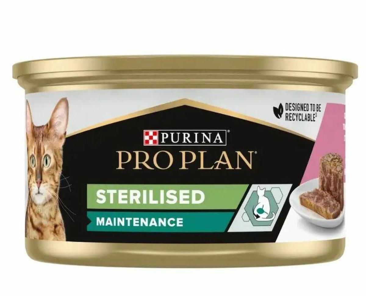 Pro Plan Ton Balıklı-Sebzeli Parça Etli Yaş Kedi Maması 6x85 gr