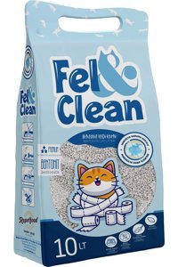 Fel & Clean Marsilya Sabunu Kokulu Topaklanan İnce Taneli Bentonit Kedi Kumu 2x5 lt