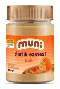 Muni Glutensiz Ballı Fıstık Ezme Krem Çikolata 300 gr
